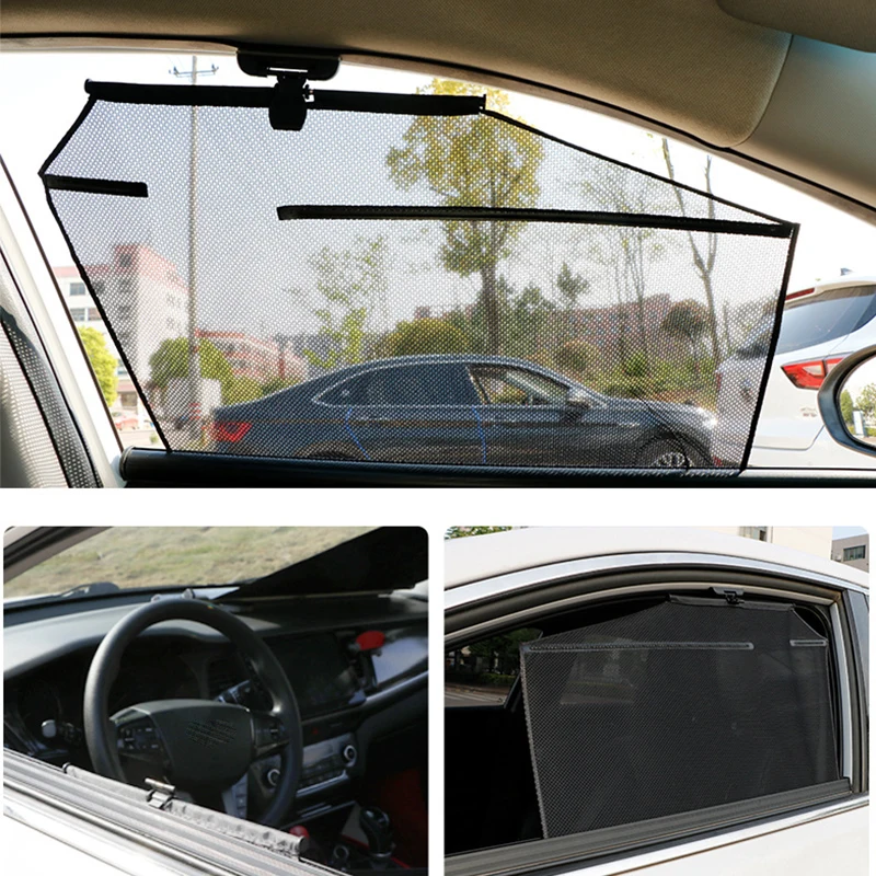 UniversalCarSunscreenSunshadeCurtainWindowFrontRearAutoCar