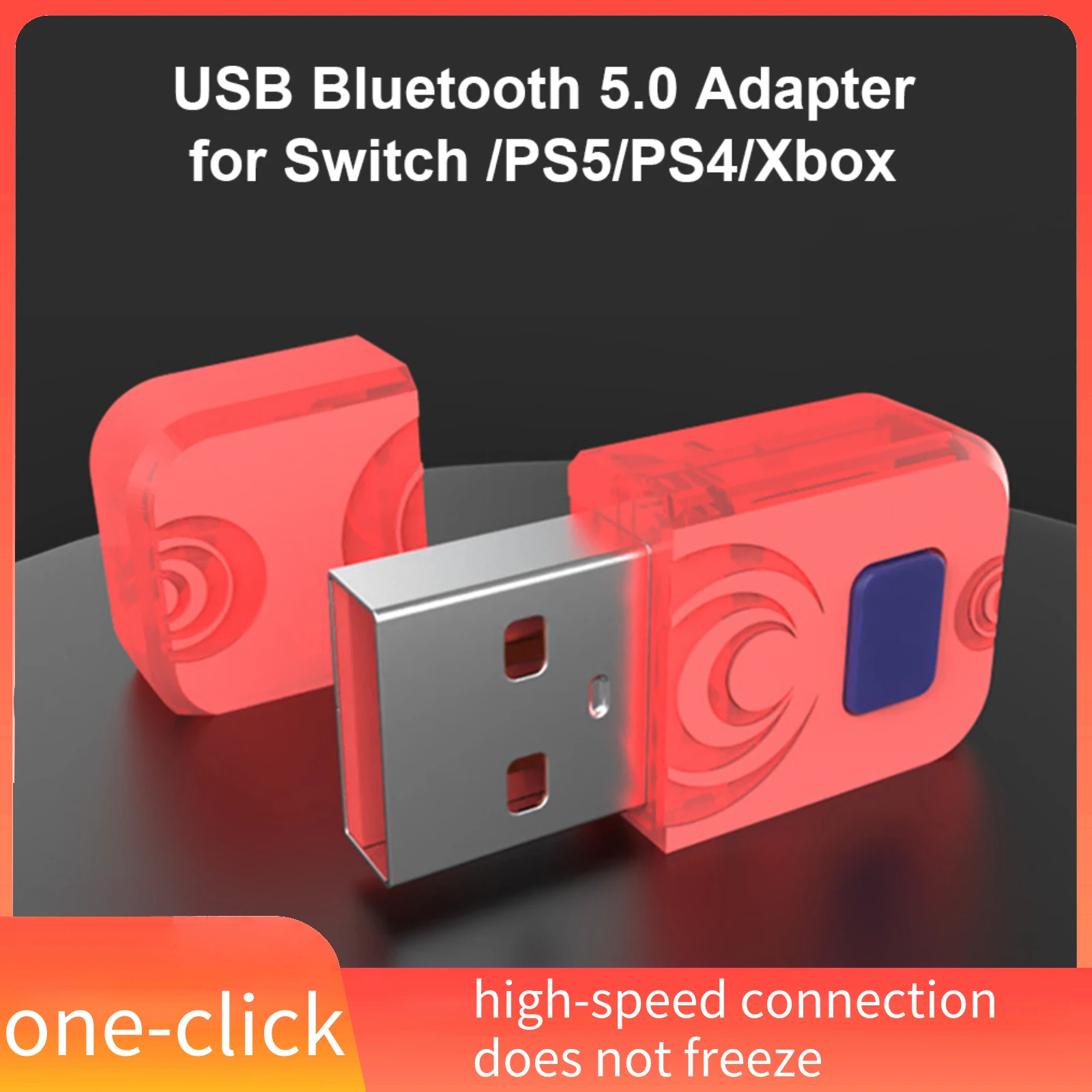 Wireless Receiver Support Bluetooth USB Adapter Converter for Nintendo