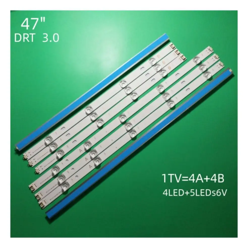 

5 наборов = 40 шт. светодиодных лент для подсветки LG 47LB600 47LB5800 47LB6500 innotek DRT 3,0 47 дюймов A B 6916L-1715A 1716A 6916L-1961A 1962A