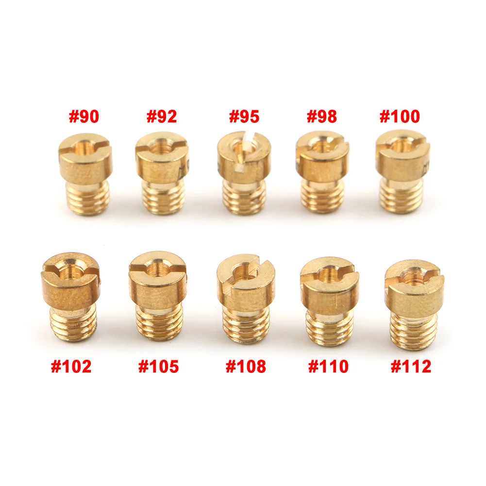 

10Pcs 90 92 95 98 100 105 108 110 112 Main Jets Carburetor for PWK Keihin OKO CVK NSR KSR