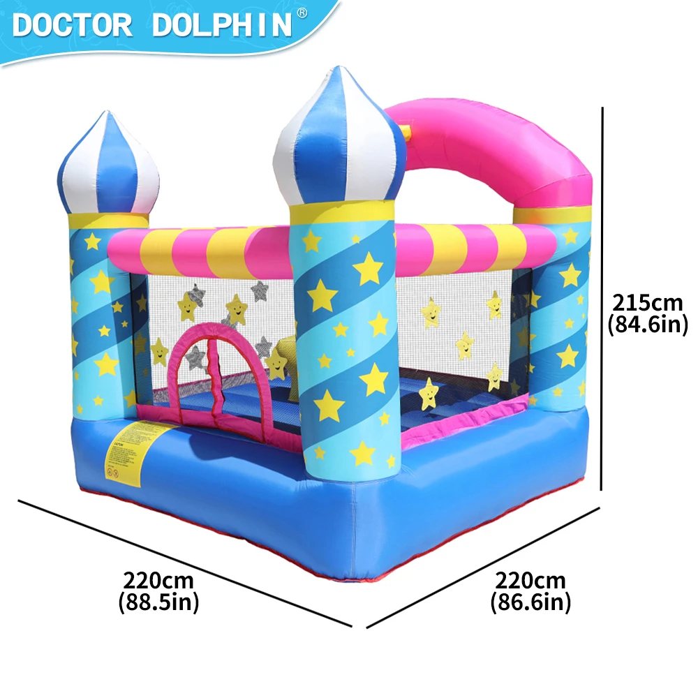Mini Bounce House Star Inflatable Bouncy Castle Jump Castle Soft Bouncing House For Kids Party