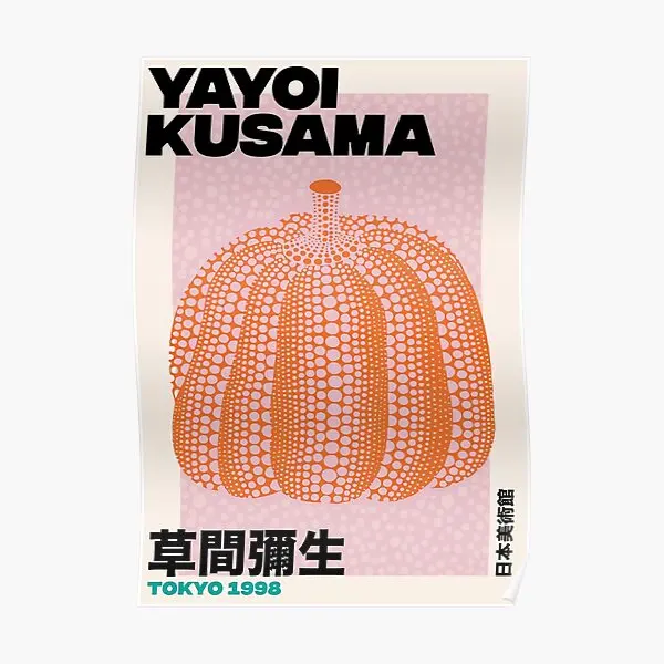 

Yayoi Kusama 1998 Poster Modern Funny Art Print Home Mural Painting Picture Vintage Wall Room Decor Decoration No Frame