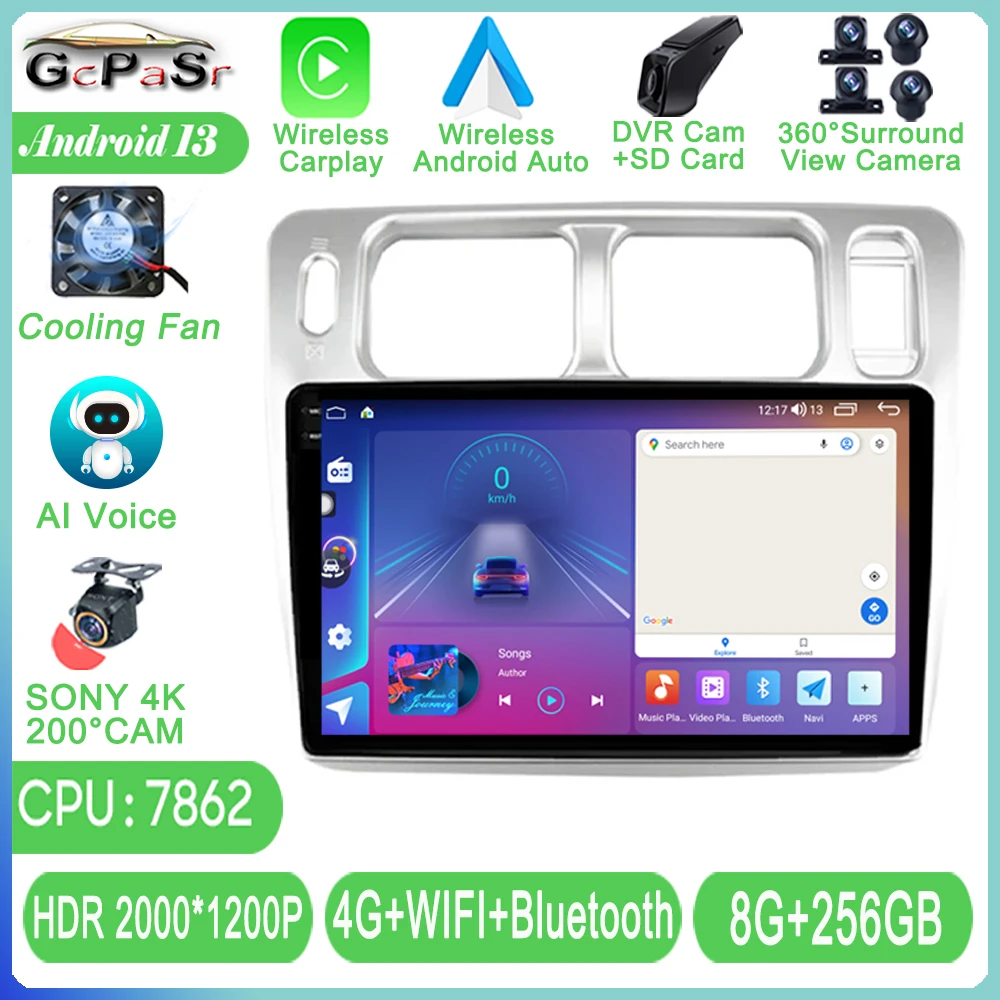 

Carplay для Mitsubishi Pajero iO 1998 - 2007 навигация GPS Беспроводная автомобильная стереосистема Android HDR радио DPS WIFI BT без 2Din DVD