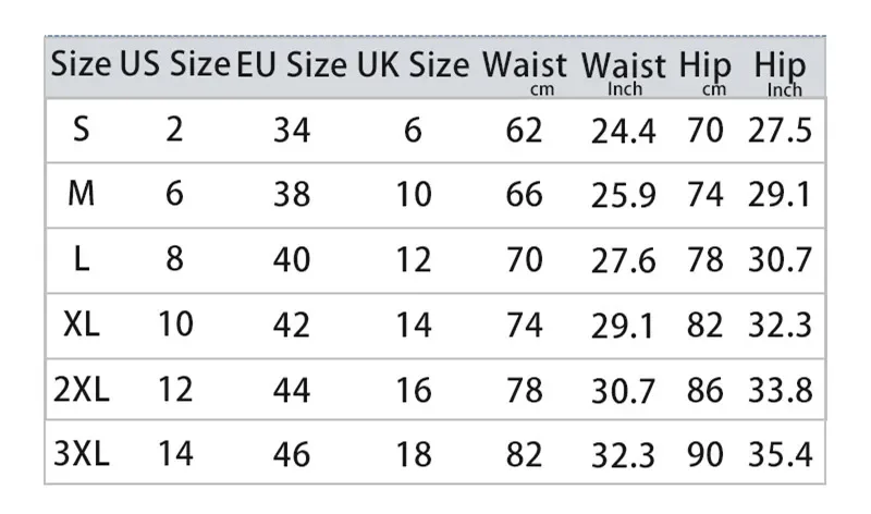 Men's Sissy Lace Ruffled Mini Skirt Size Chart