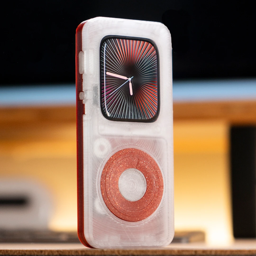 3D iWatch レトロ iPod スタイルプリント保護ケース Apple Watch