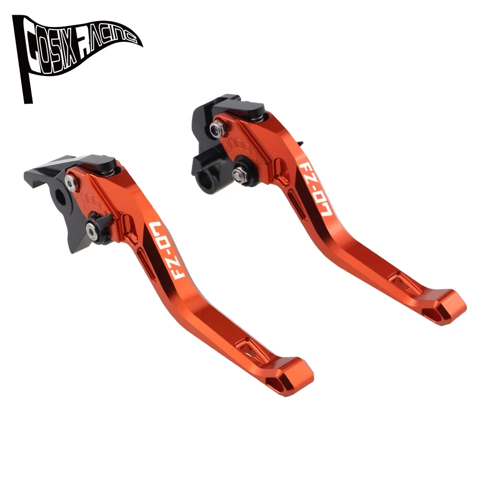 짧은 브레이크 클러치 레버 조정 가능한 핸들 세트, MT-07 MT07 MT 07 2014-2020 오토바이 CNC 액세서리