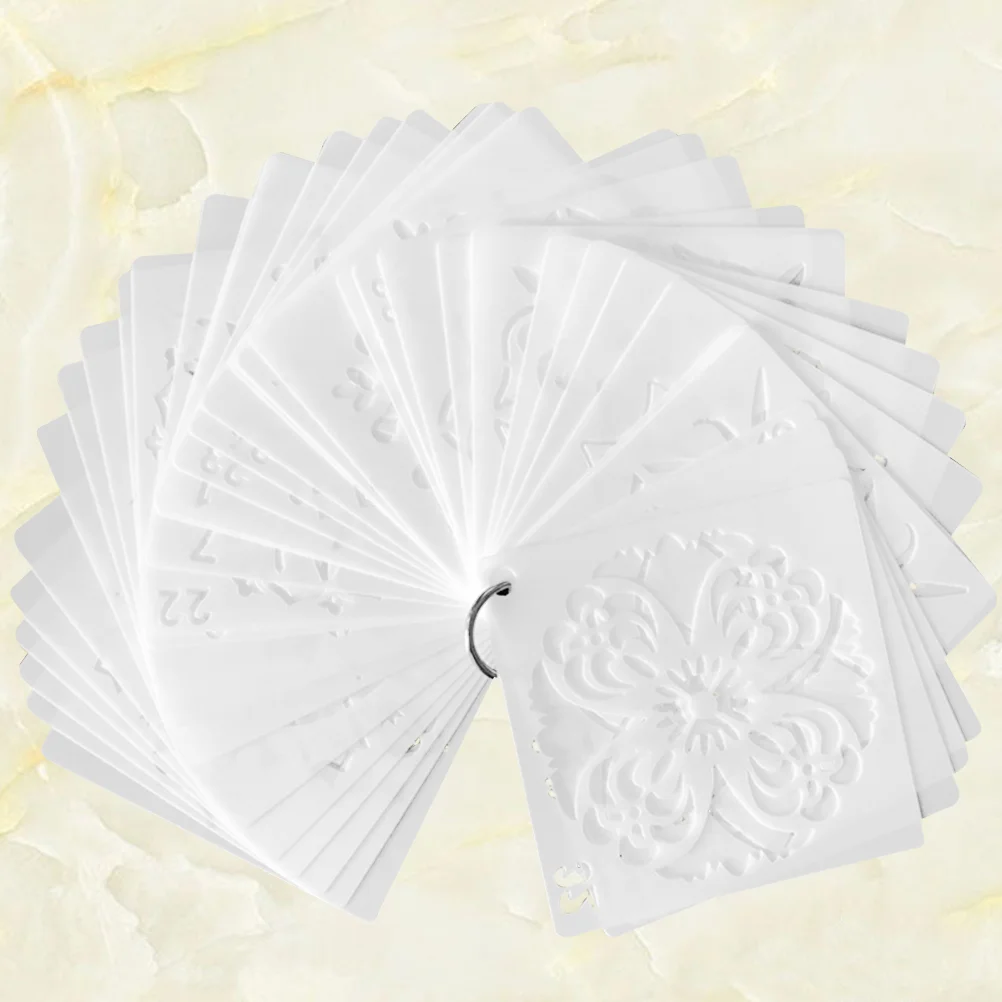 

36 шт. трафарет Мандала фотообои полый рисунок шаблон художественные подарки Шаблоны