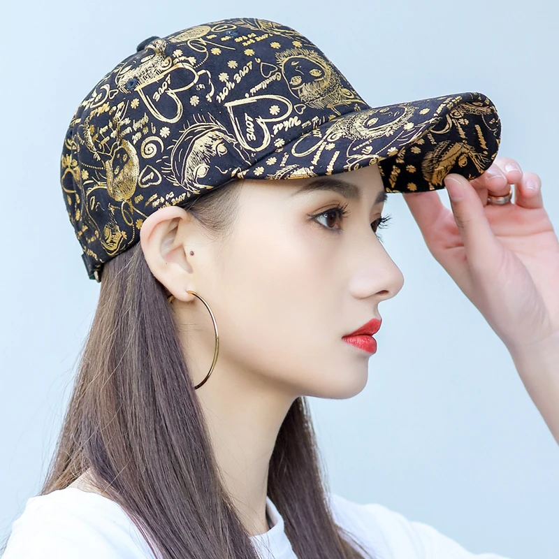 

Hat Women's Summer Baseball Cap Simple Fashion Cap Duck Hat Flower Color Women's Spring and Autumn Sunscreen Visor Hat