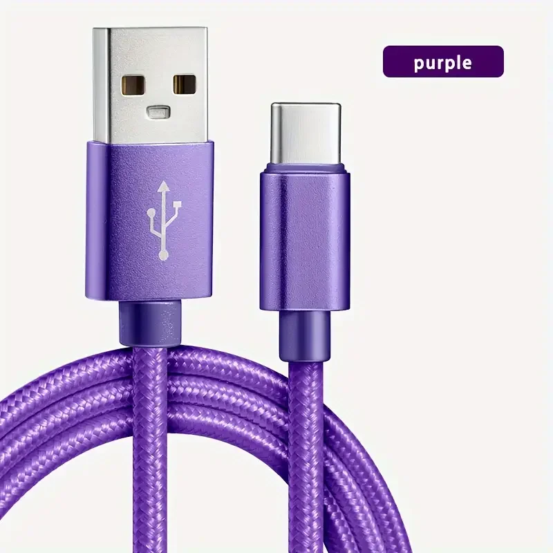 High-Speed USB Charging Cable - 1M Long Durable Data Charger Cord