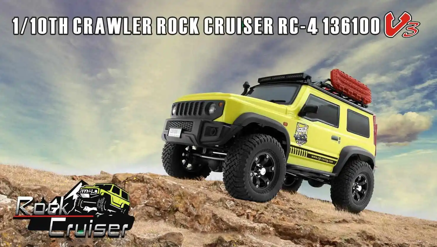 RGT 136100V3 1/10 4WD Crawler Climbing Buggy Off-road Vehicle RC Remote Control Model Car For Kids Adult Toy Gifts 4
