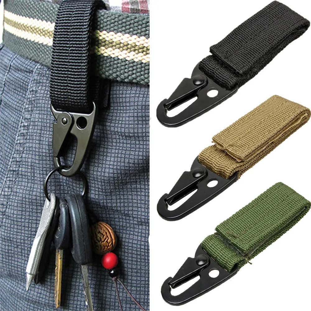 Hunting Accessory Multi-Use Sling Clips Quick Release Buckle Hook Keychain 