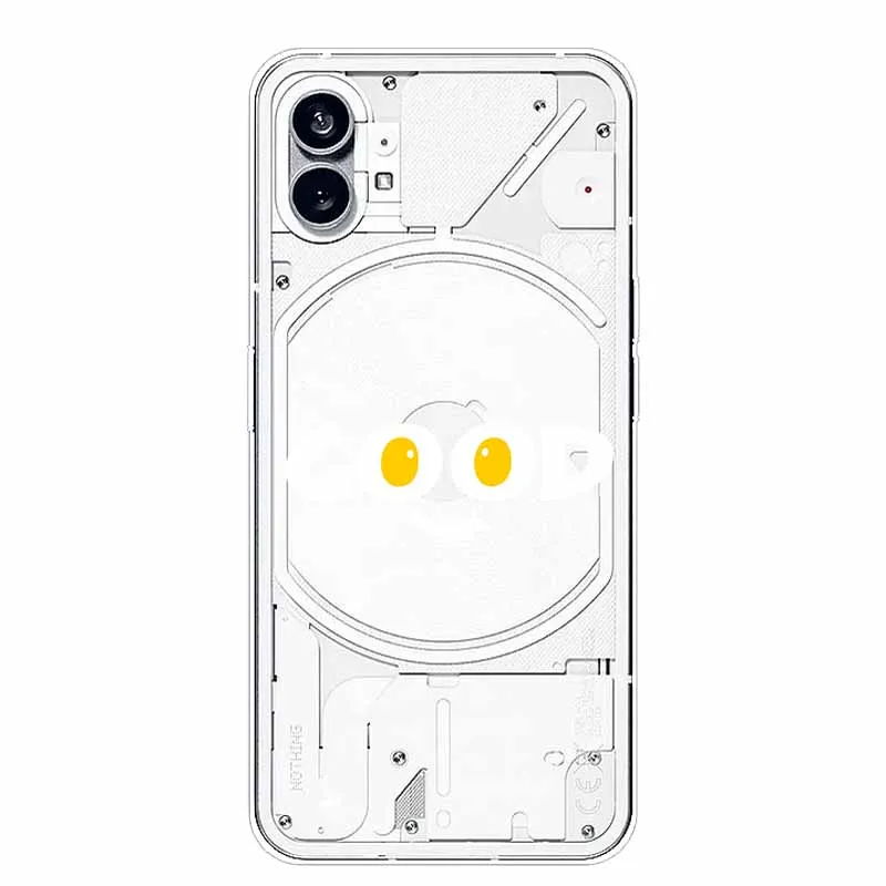 Silicone Soft Cute Transparent Protective Case - Clear TPU Cover