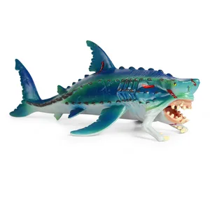 Детская модель животного, фантастический мир, монстр, рыба, океанская рыба, монстр, рыба, игрушки ручной работы