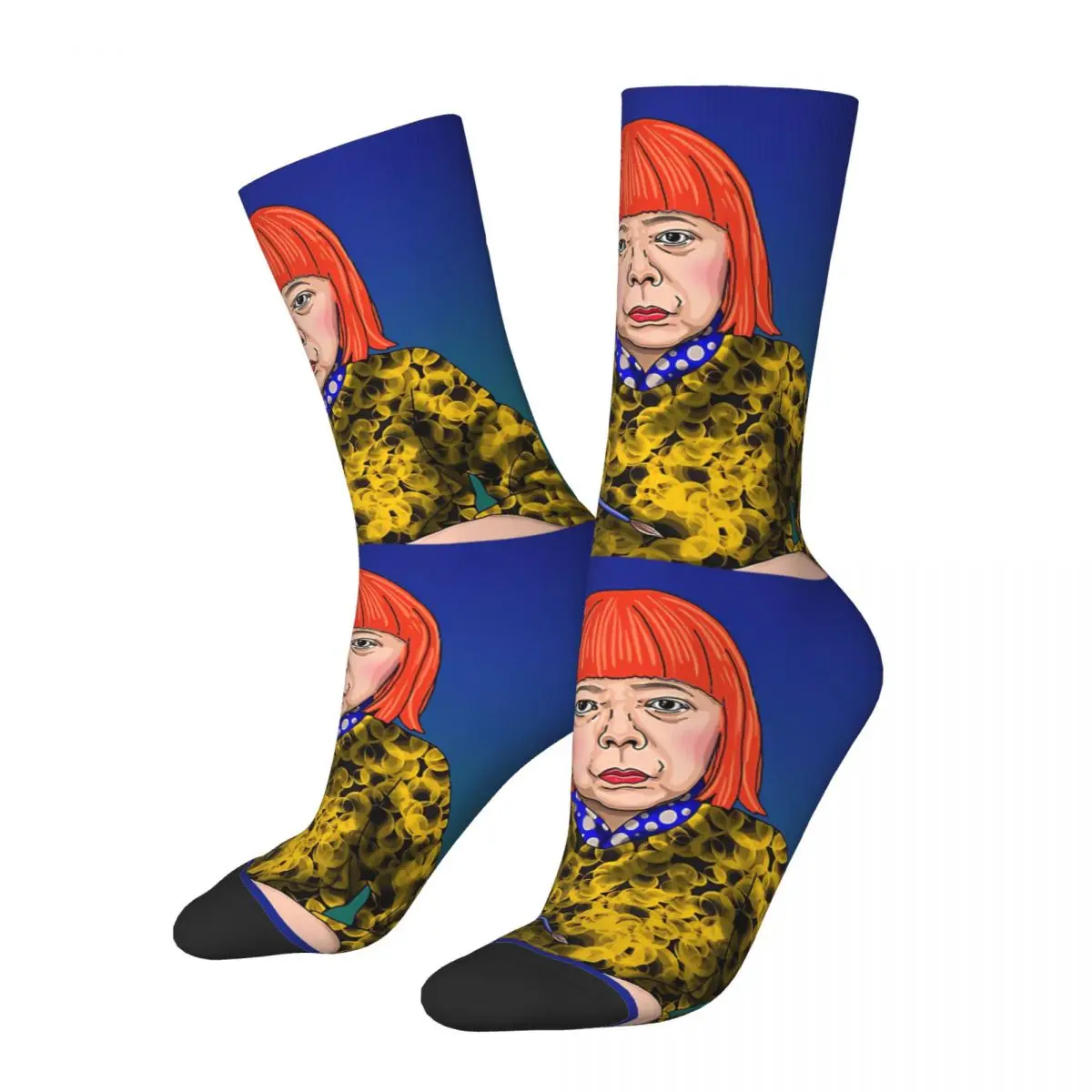 

Look At You Yayoi Kusama Japanese Artist Unisex Winter Socks Outdoor Happy Socks Street Style Crazy Sock