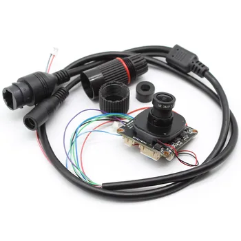 HD CCTV 저조도 AI IP 카메라 모듈, 메인 보드 네트워크 XMeye 오디오 사운드, 스피커 마이크 렌즈 포함, ircut 케이블 포함, 5mp