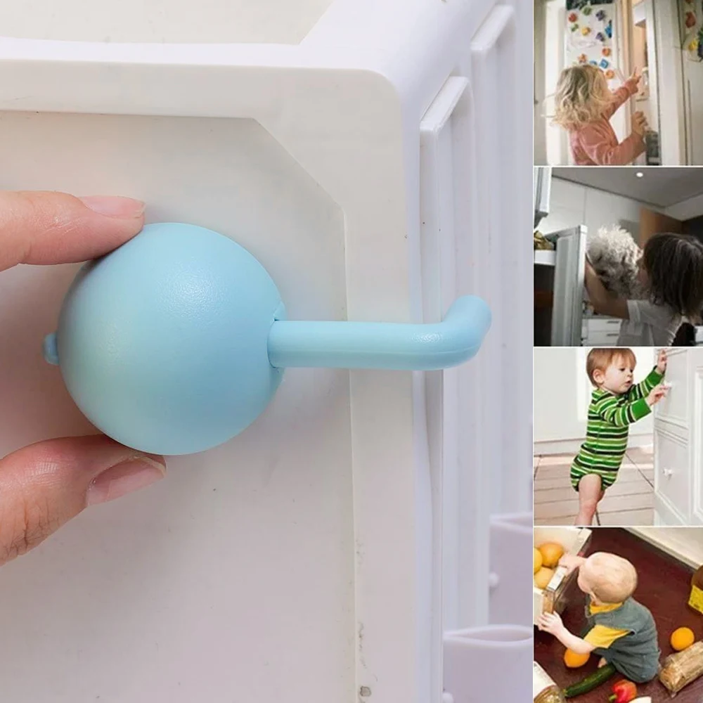 10/1PCS Child Lock Children Protection Baby Safety Locks Drawer Latch Cabinet Door Lock Anti-Pinching Hand Security Protection cabinet door lock drawer lock