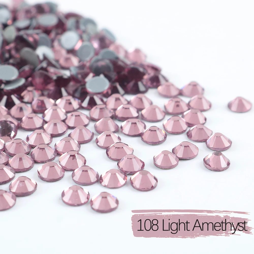 Sparkling Crystal Glass Rhinestones for Clothing and Garment Decoration