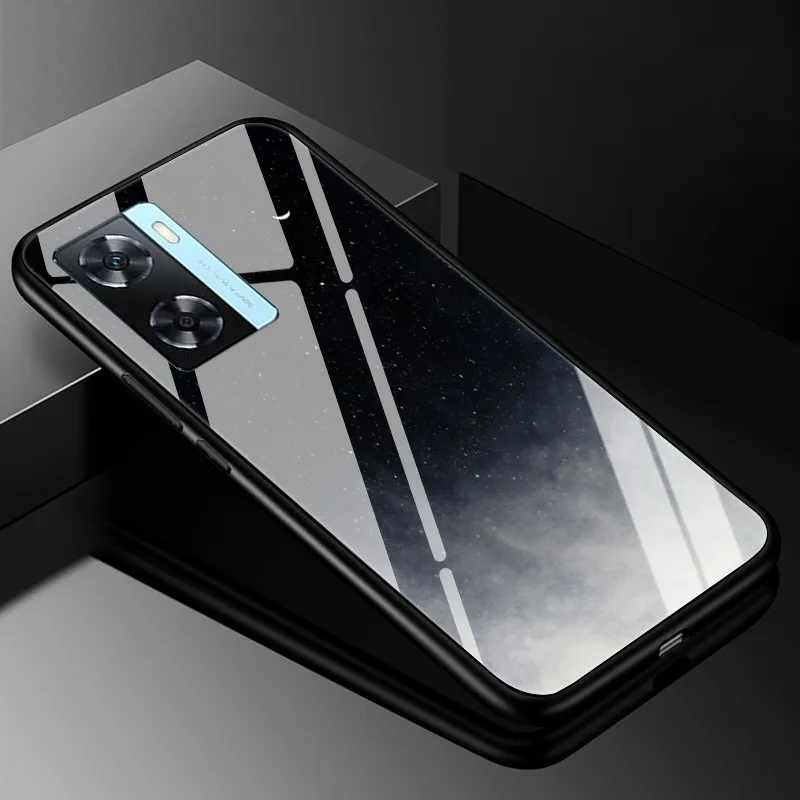 Premium Hard Back Bumper Case with Tempered Glass Cover - Sleek and Durable Protection