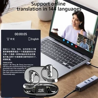 144 Languages AI Translator Earbuds Bluetooth-Compatible 5.3 Real-Time Translation Earphones Noise Cancelling Wireless Earphone - Image 2