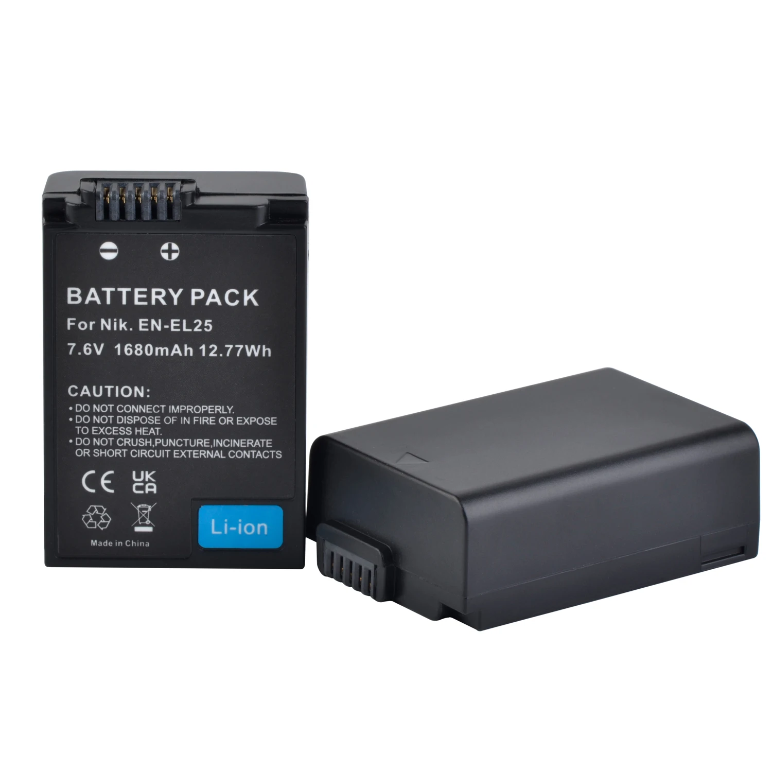 

1680mAh EN EL25 Battery EN-EL25 ENEL25 Bateria Replacement for Nikon Z50 ZFC Cameras Accessories Spare Parts