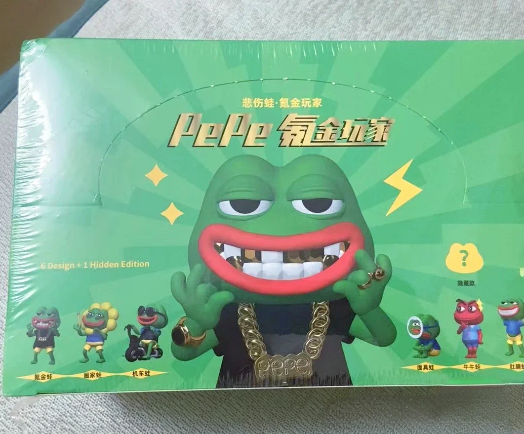 PEPE The Frog Money Player Series Blind Box Confirmed Figure Toys