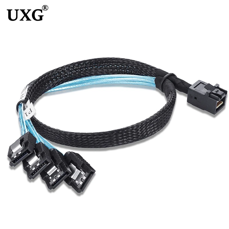 Mini Sas hd 12g Sff8643 para Sata Cabo Interno Sff 8643 Motherboard Controller para Sata Hard Drive Server Cable