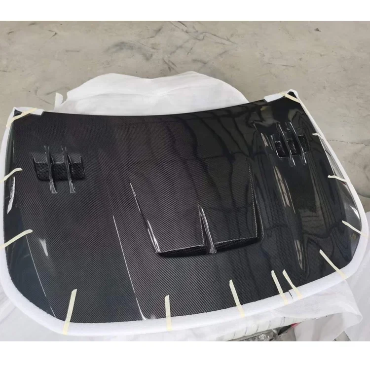 Factory GT style engine hood W177 W188 Carbon Fiber Hood Vents Car Bonnet for Mercedes A Class -