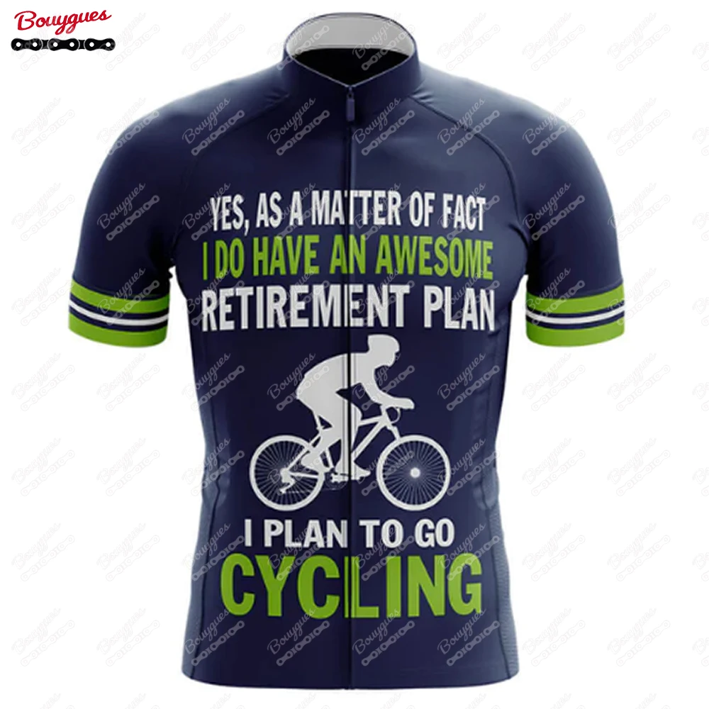 thumbnail image 1 of Plan de jubilación Maillot de ciclismo para hombre de manga corta reflectante MTB Maillot Downhill Pro Team Mountain Bicycle Ropa de verano, 1 of 5