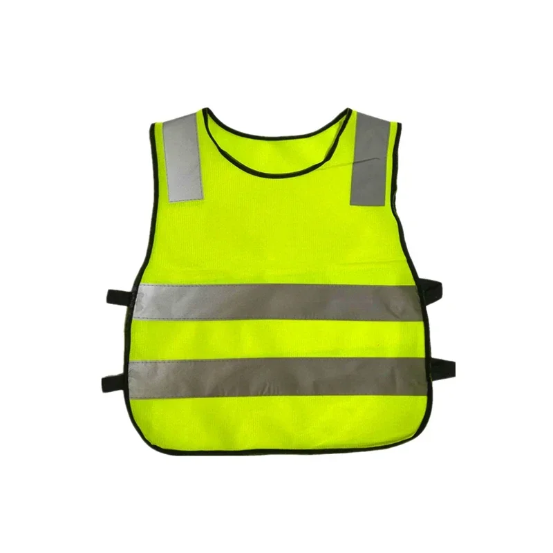 Children's High Visibility Reflective Safety Apron - Bright Yellow