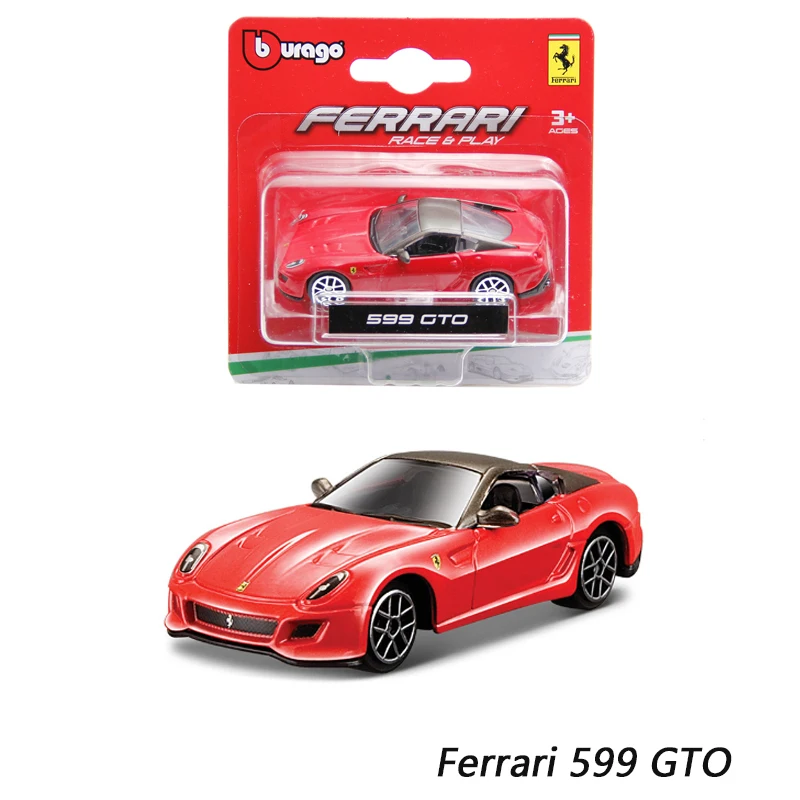 

Bburago 1/64 FERRAI 599 GTO Alloy Metal Miniature Car Model Toy Diecast Vehicle Collection Toy Car For Boy Christmas Gift