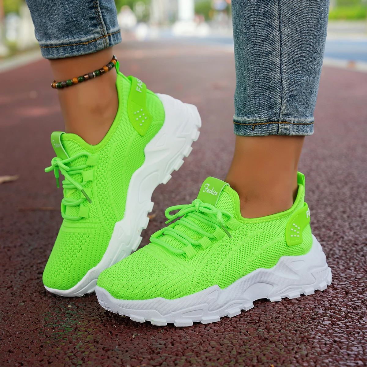 أحذية نسائية كاجوال عصرية قابلة للتنفس للمشي لمساف...