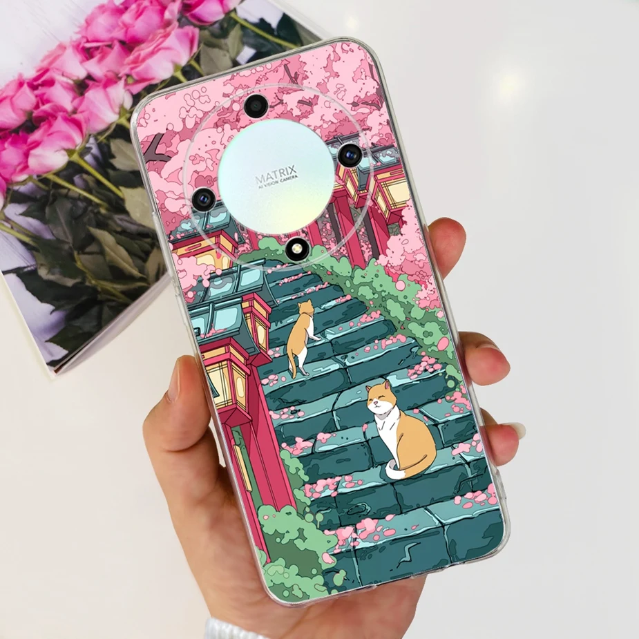 Stylish Painted Soft Silicone Phone Case with Bumper Protection