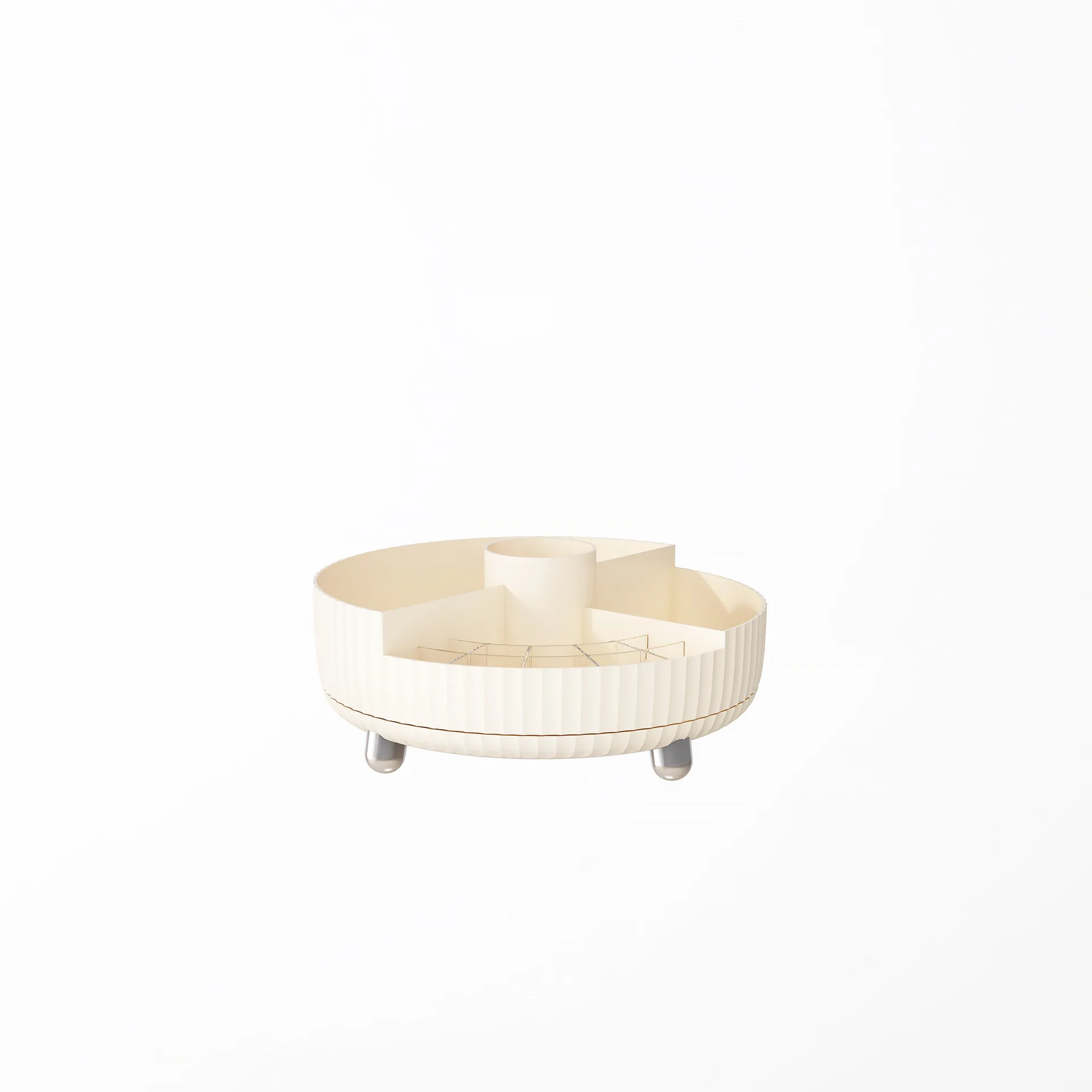 Rotating cosmetics storage box desktop large capacity 360 degree skin care product storage rack dressing table simple storage... 5