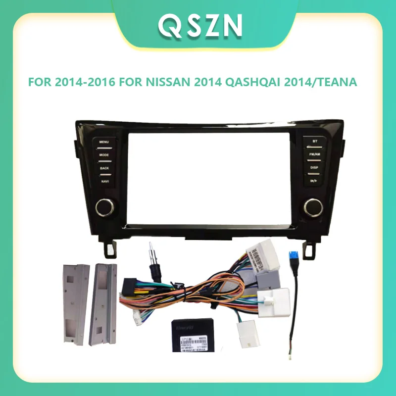 

QSZN 9 Inch FOR 2014-2016 For NISSAN 2014 QASHQAI 2014/Teana MP5 GPS Player 2 Din Panel Casing Frame Fascia Inst