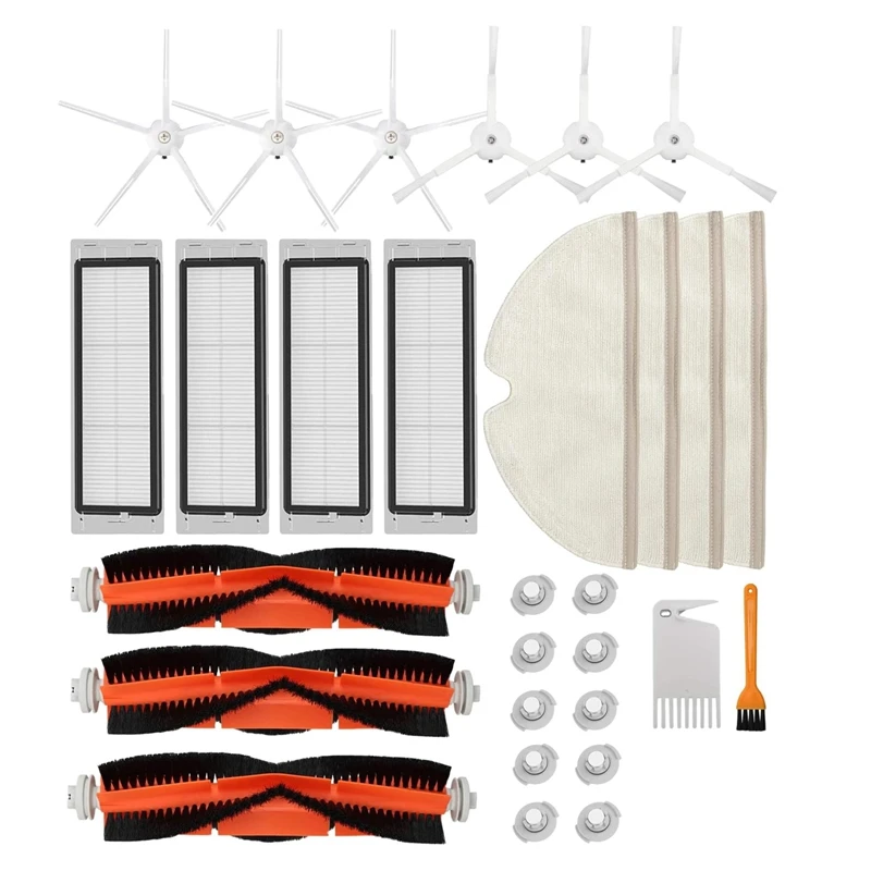

30 Pcs Replacement Parts Accessories Kit For Roborock S5 S6 E20 E25 E35 S50 For Xiaomi Mi Mijia Robotic Vacuum Cleaner