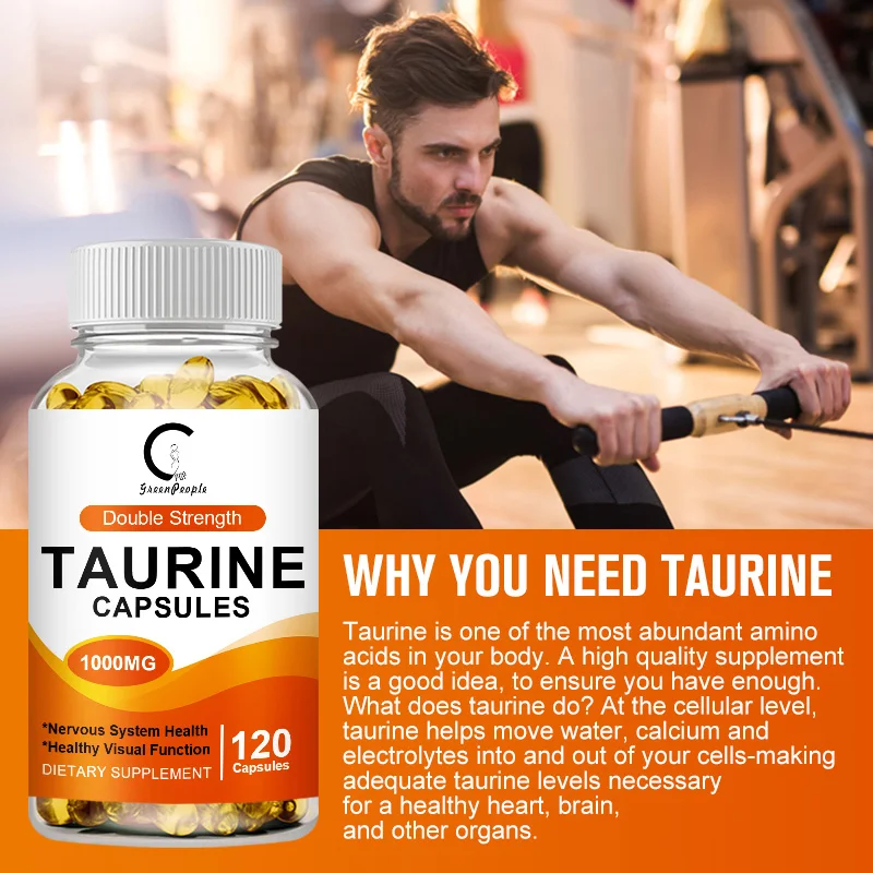 GPGP Greenpeople Taurine Capsule Reproductive System & Brain Development Memory Ability & Vision Adult