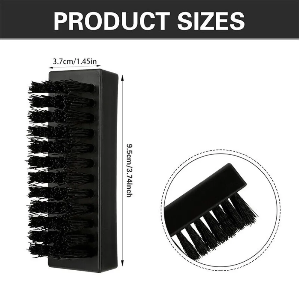 Durable For Cleaning Finger Nail Brushes Black Multifunctional Hand Fingernail Brush Nano Brush