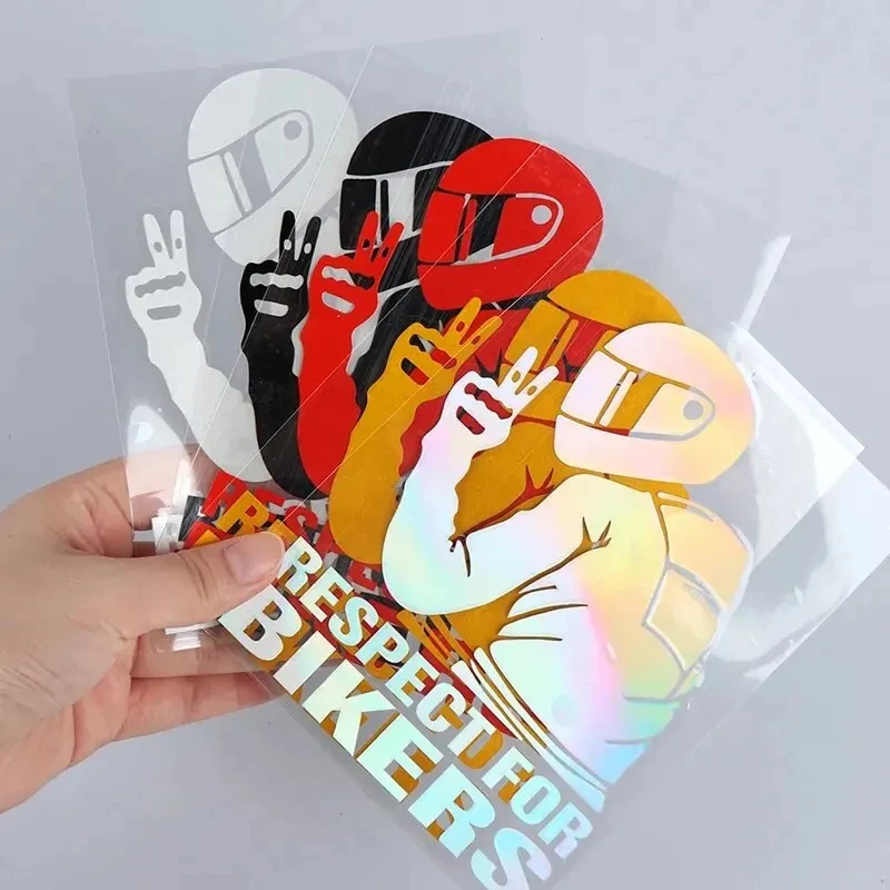 1pc 15x11CM Respect Biker Sticker For On Car Motorcycle Vinyl 3D Stickers Motorcycle Vinyl 3D Stickers And Decals BEST SELLERS