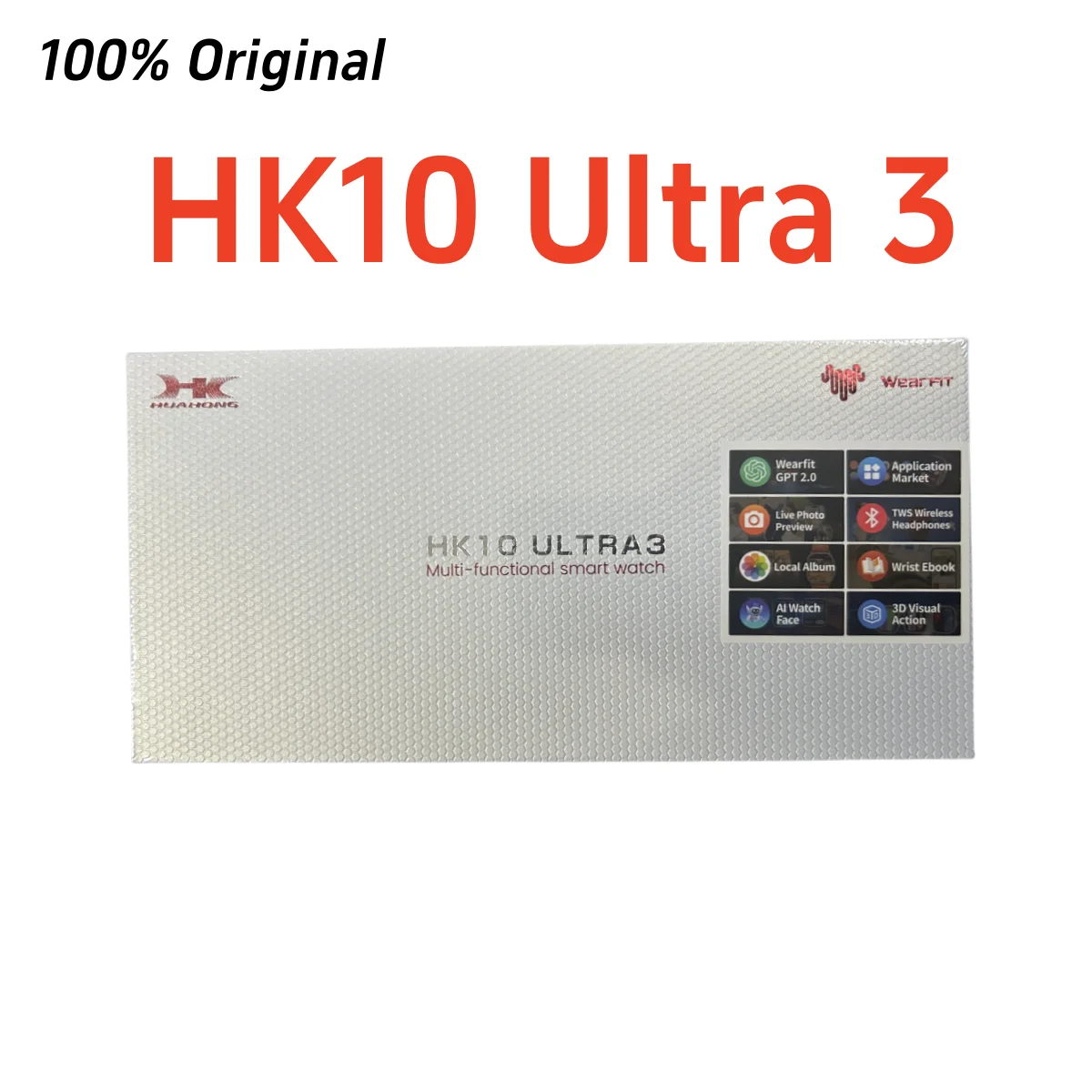 Smart Watch HK10 Ultra 3 AMOLED Gen5 men women ChatGPT local album compass gravity sensing 3D menu HK9 upgraded