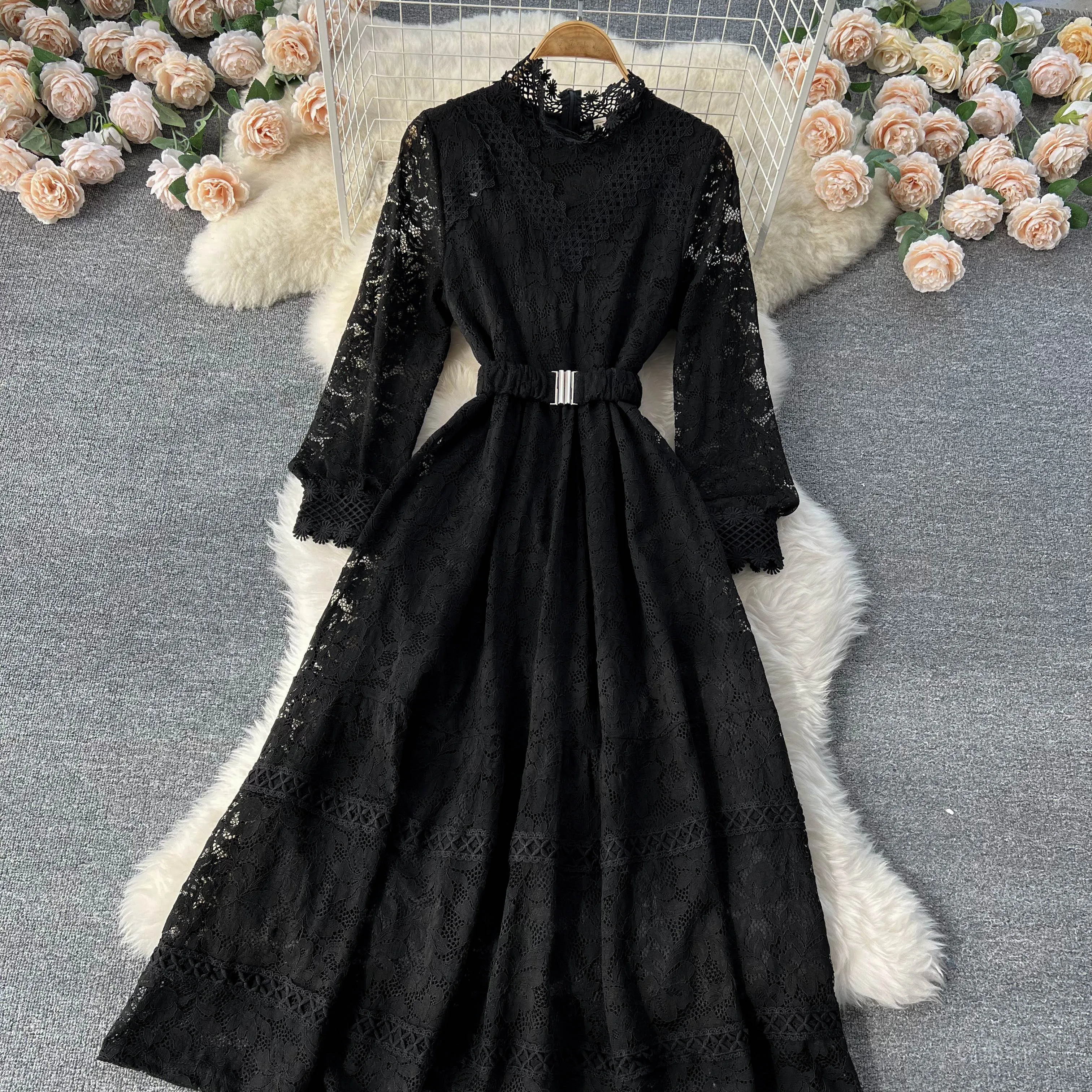mame　Leaver Lace Classical Dress Sc9390c9d881244e0aebb860f7eede