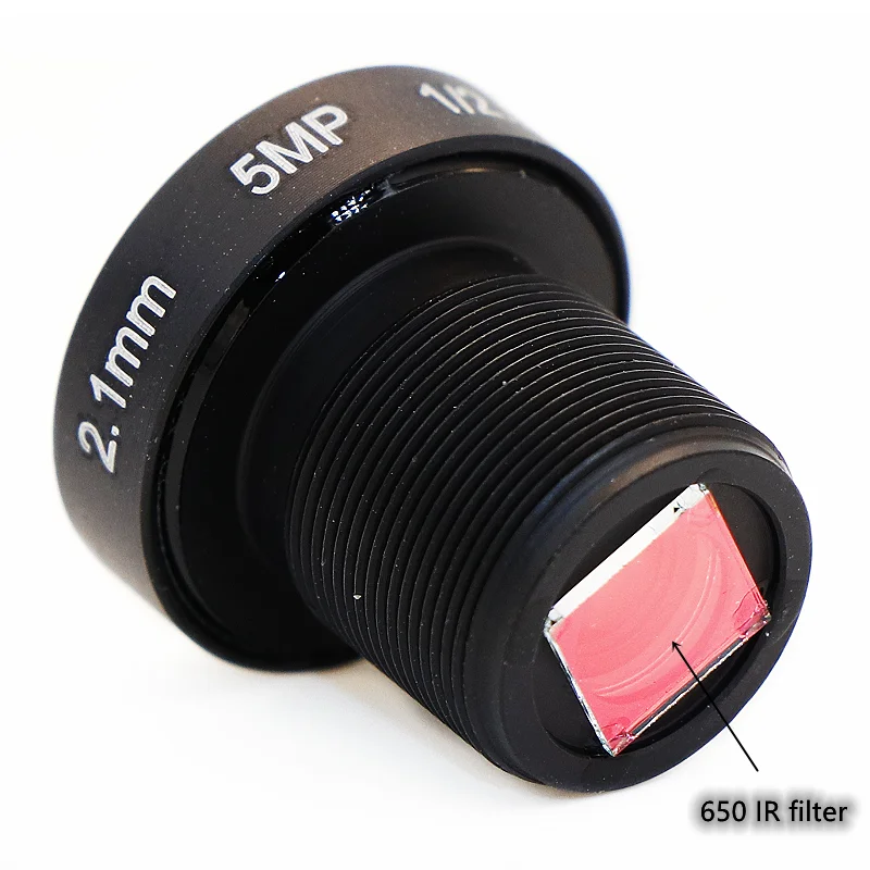 2.1mm Lens 5.0 MegaPixel Wide-angle 150 Degree MTV M12 x 0.5 Mount Infrared Night Vision Lens For CCTV Security Camera for camera lens