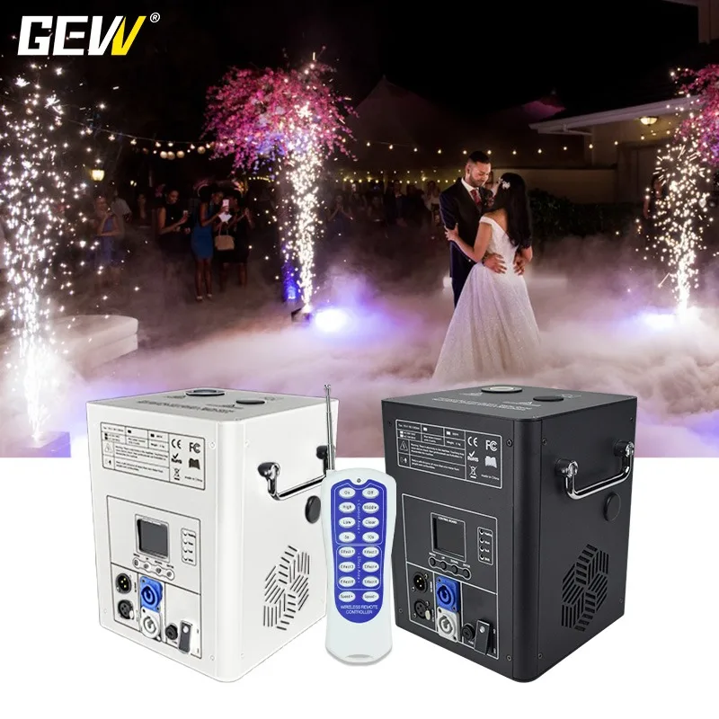 

750W DMX Wireless Remote Control Fountain Pyro Firework Sparkler Cold Spark Machine for Wedding Dj Stage