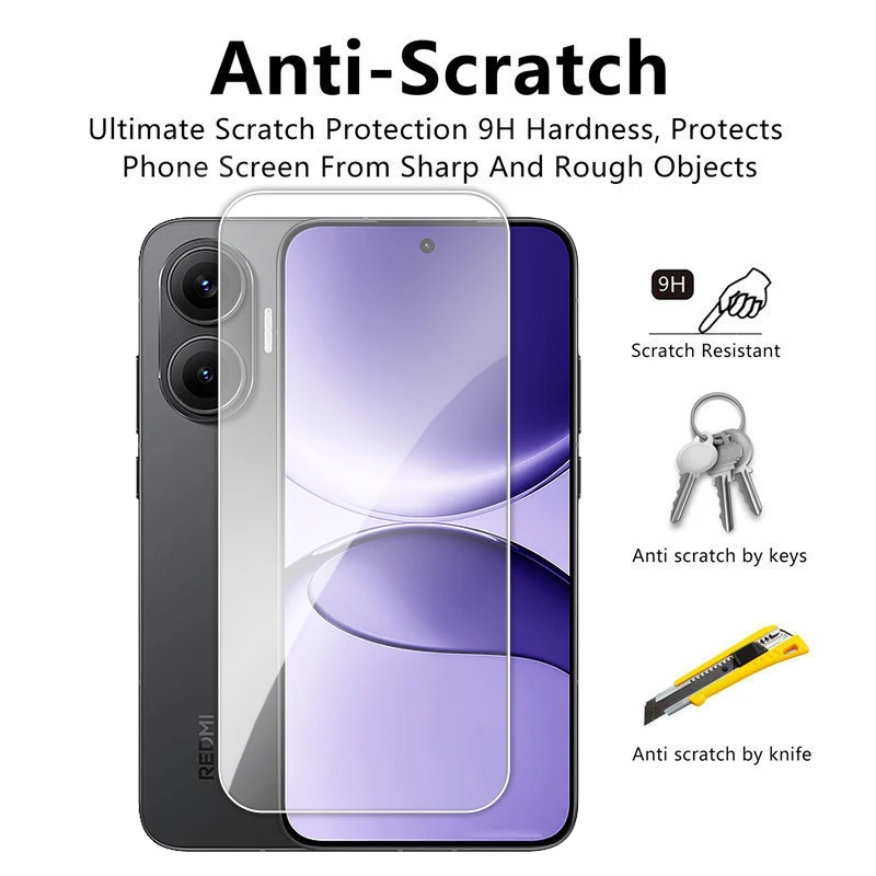 For Redmi Turbo Pro Glass Full Glue HD Screen Protector For