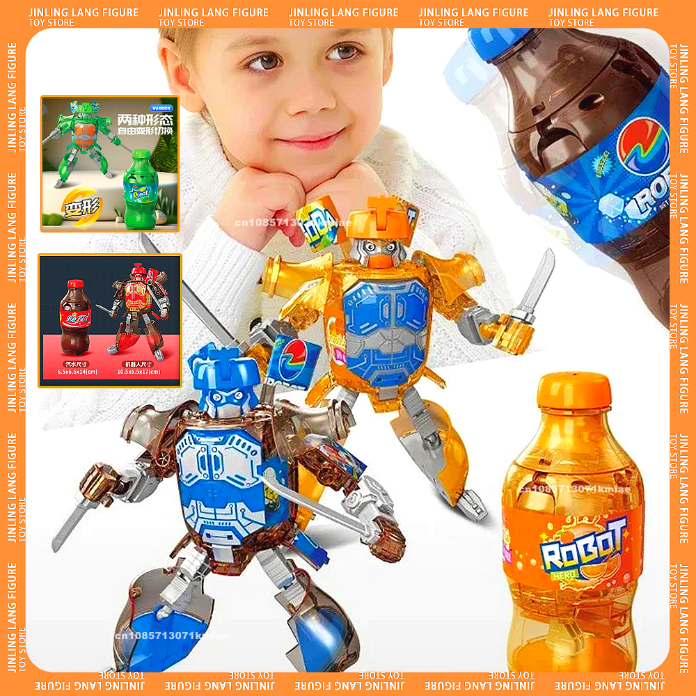 Young Styles Toys Korea Cartoon Deformation Robot Tobot Brothers Anime Drinking Robot Toys Kid Toy Deformation Car Juguetes Gift
