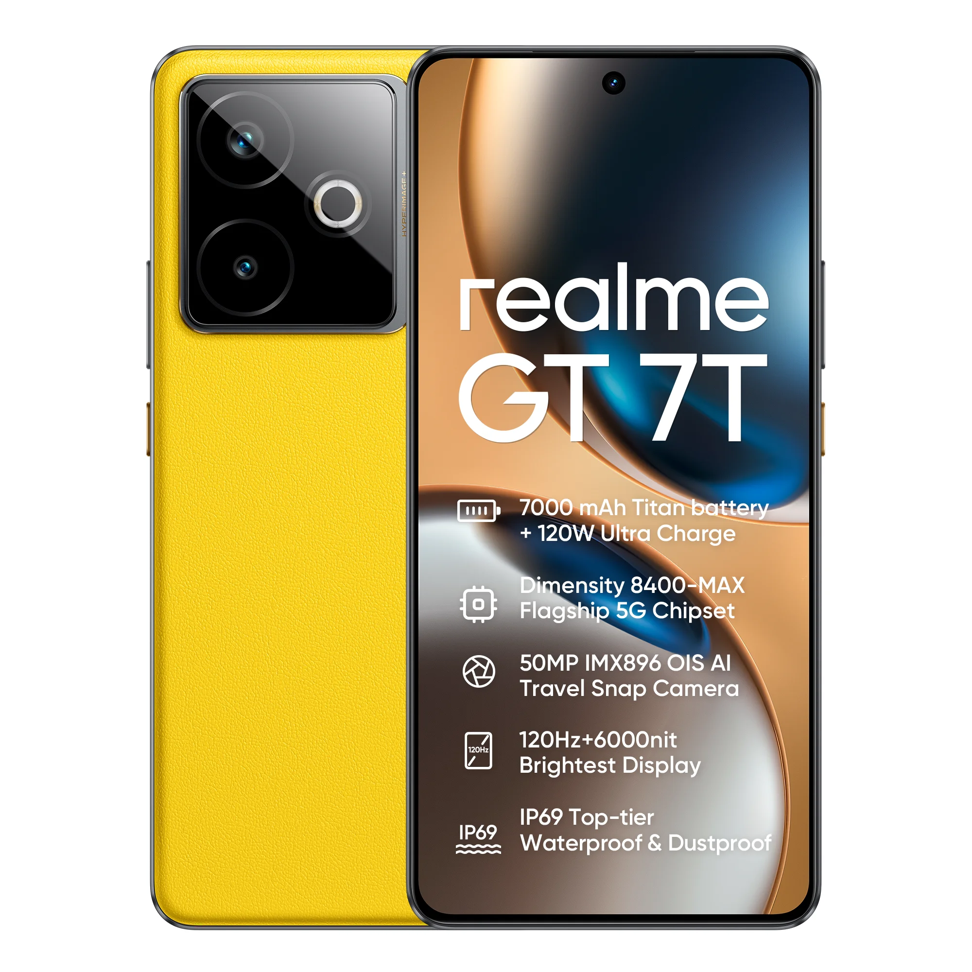New realme GT 7T 5G SmartPhone 50MP IMX896 OIS Camera