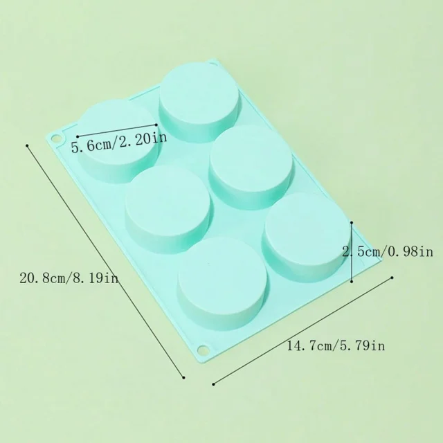 Silicone High-Temperature Resistant Round Baking Mold for Donuts, Cakes, and Pastries