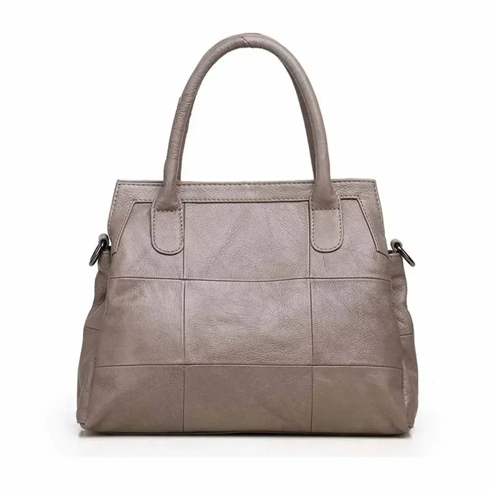 

Motingsome Luxury Natural Leather Woman Bag First Layer Soft Cow Sklin Shoulder Handbag and Purses Large Daily Tote 2023 New