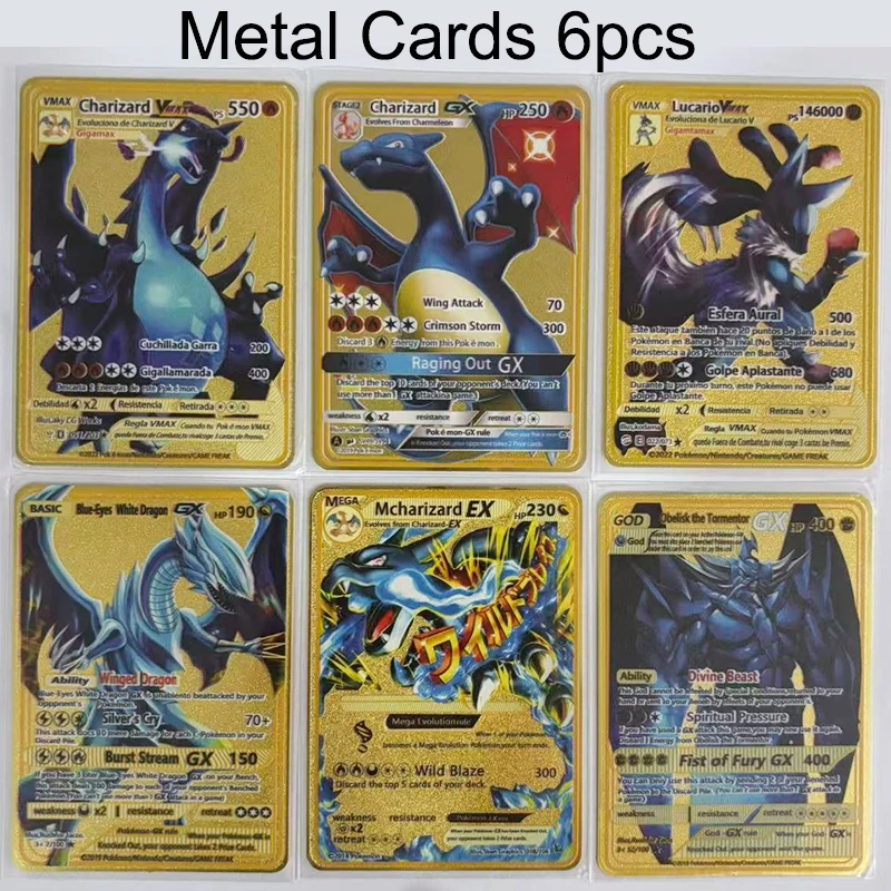 Limited Edition High-Powered Golden Charizard Collectible Card Set
