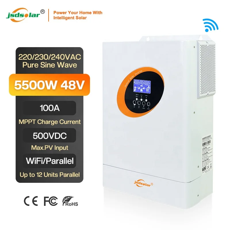 

JSDSOALR hybrid solar inverter 5kw 10kw