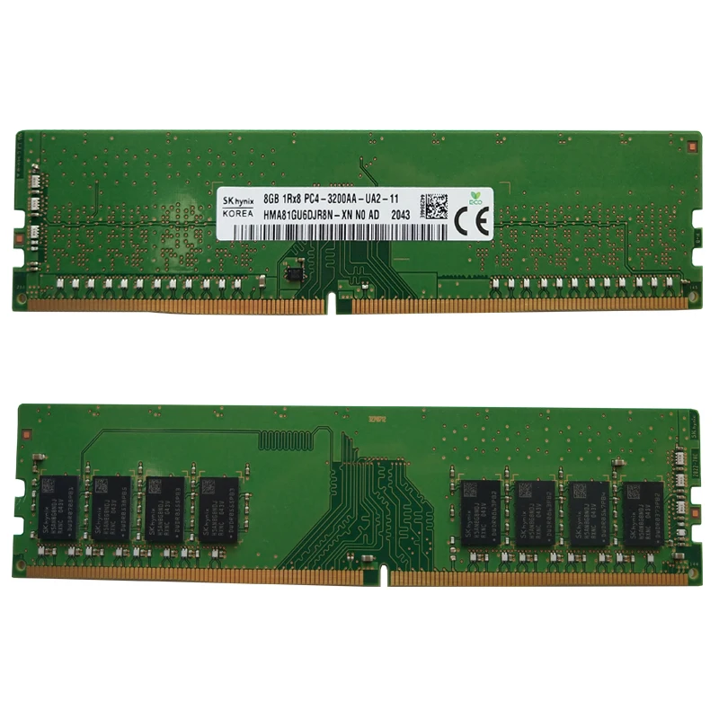 SK Hynix 16 Go DDR4 3200 MHz ECC RAM 2Rx8 PC4-3200AA-EE1 HMA82GU7DJR8N